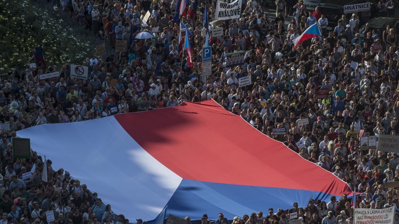 C'est la cinquième fois que les Tchèques se sont mobilisés dans la rue depuis la fin avril.