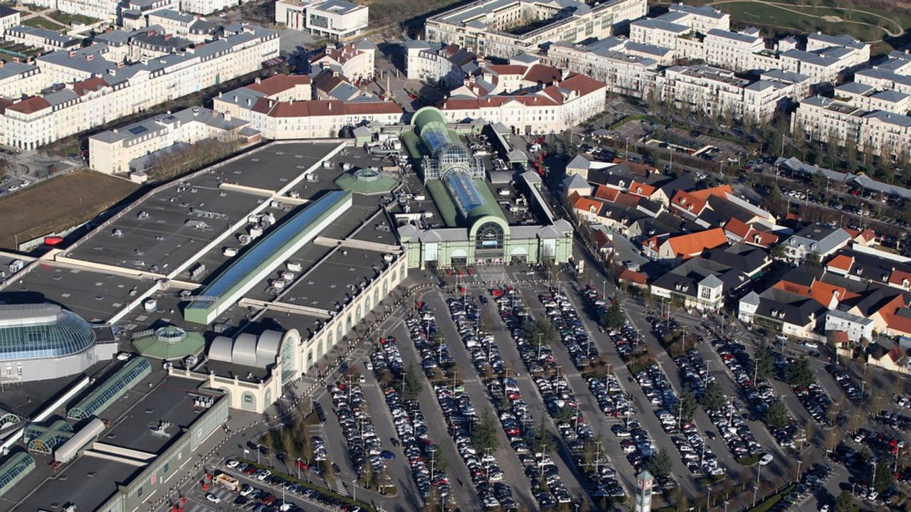 Le centre commercial Val d'Europe, à Marne-la-Vallée (Seine-et-Marne).