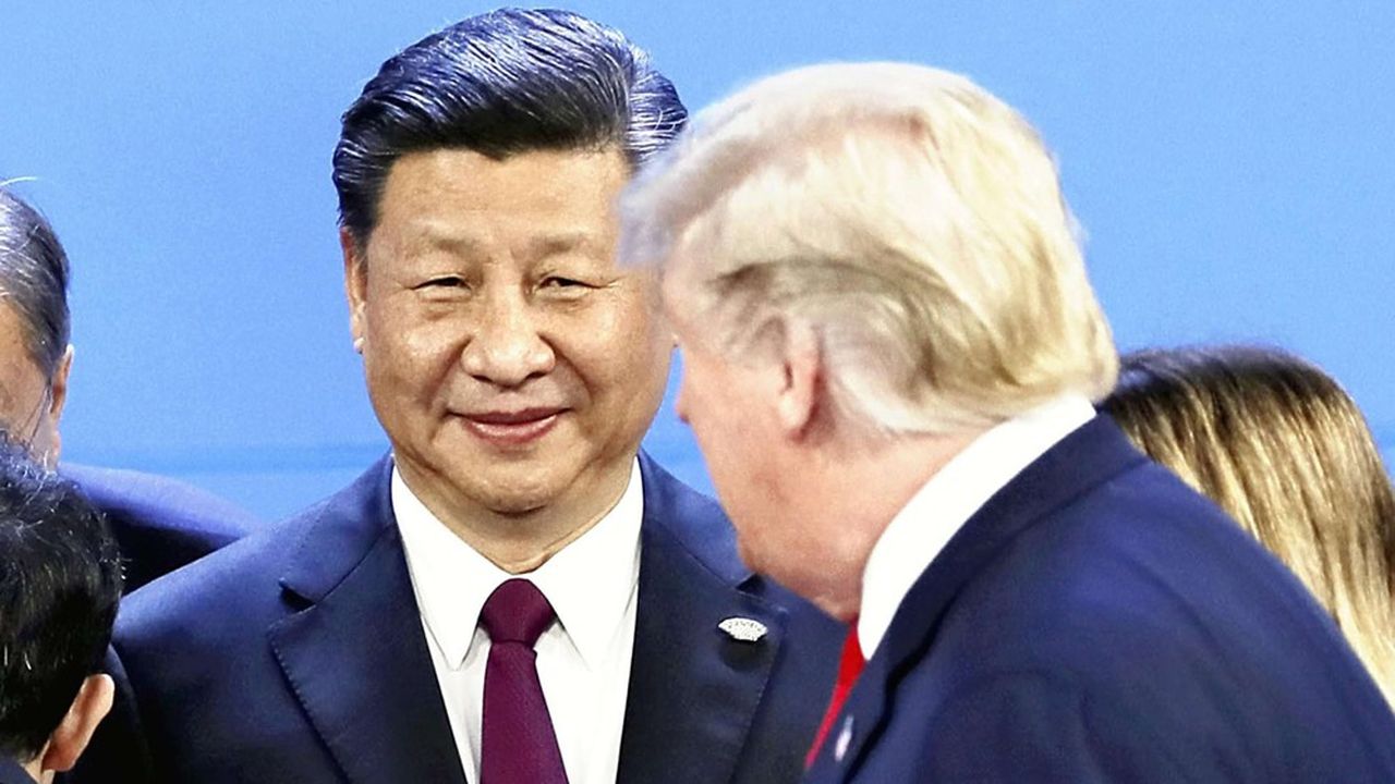Le président des Etats-Unis, Donald Trump, et celui de la Chine, Xi Jinping au sommet du G20 à Buenos Aires, en Argentine, le 30 novembre 2018.