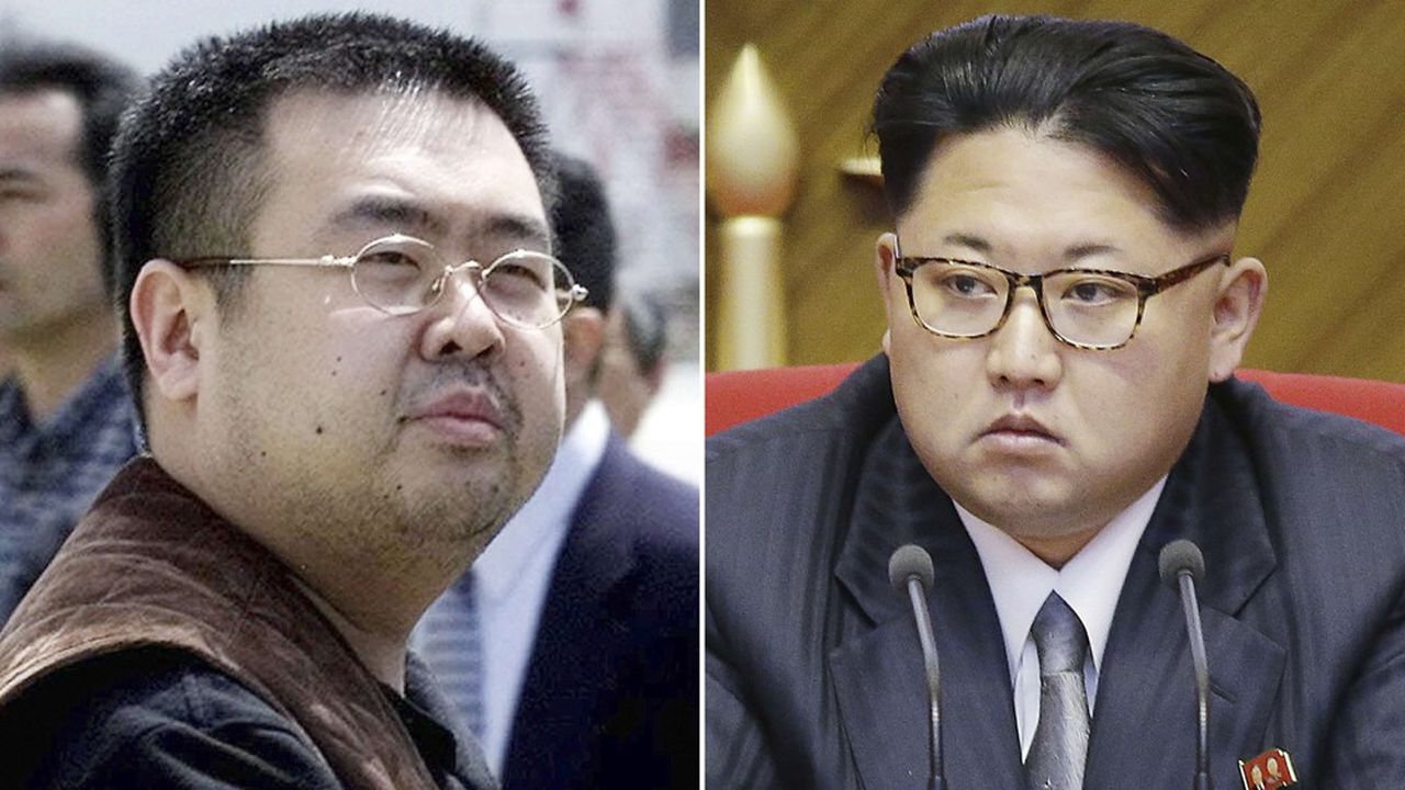 Longtemps pressenti pour succéder à Kim Jong-il, leur père, à la tête du régime dynastique, Kim Jong-nam (à gauche) était tombé en disgrâce dans les années 90 avant de partir se réfugier à l'étranger, alors que Kim Jong-un n'était qu'un enfant