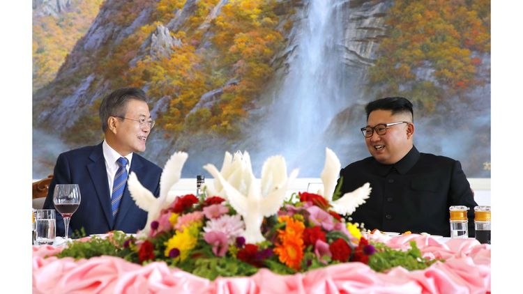 19 septembre 2018 : Rencontre Kim Jong-un-Moon Jae-in à Pyongyang