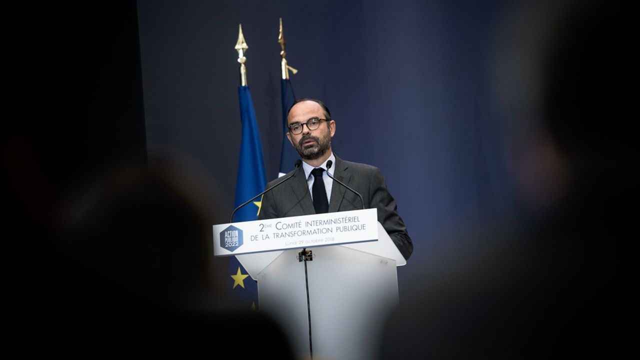 Edouard Philippe (ci-dessus en octobre 2018) a annoncé que 4.000 agents des administrations centrales à Paris seront envoyés en régions, ce qui représentera une trentaine d'opérations de délocalisation. Le gros de l'effort viendra de Bercy.