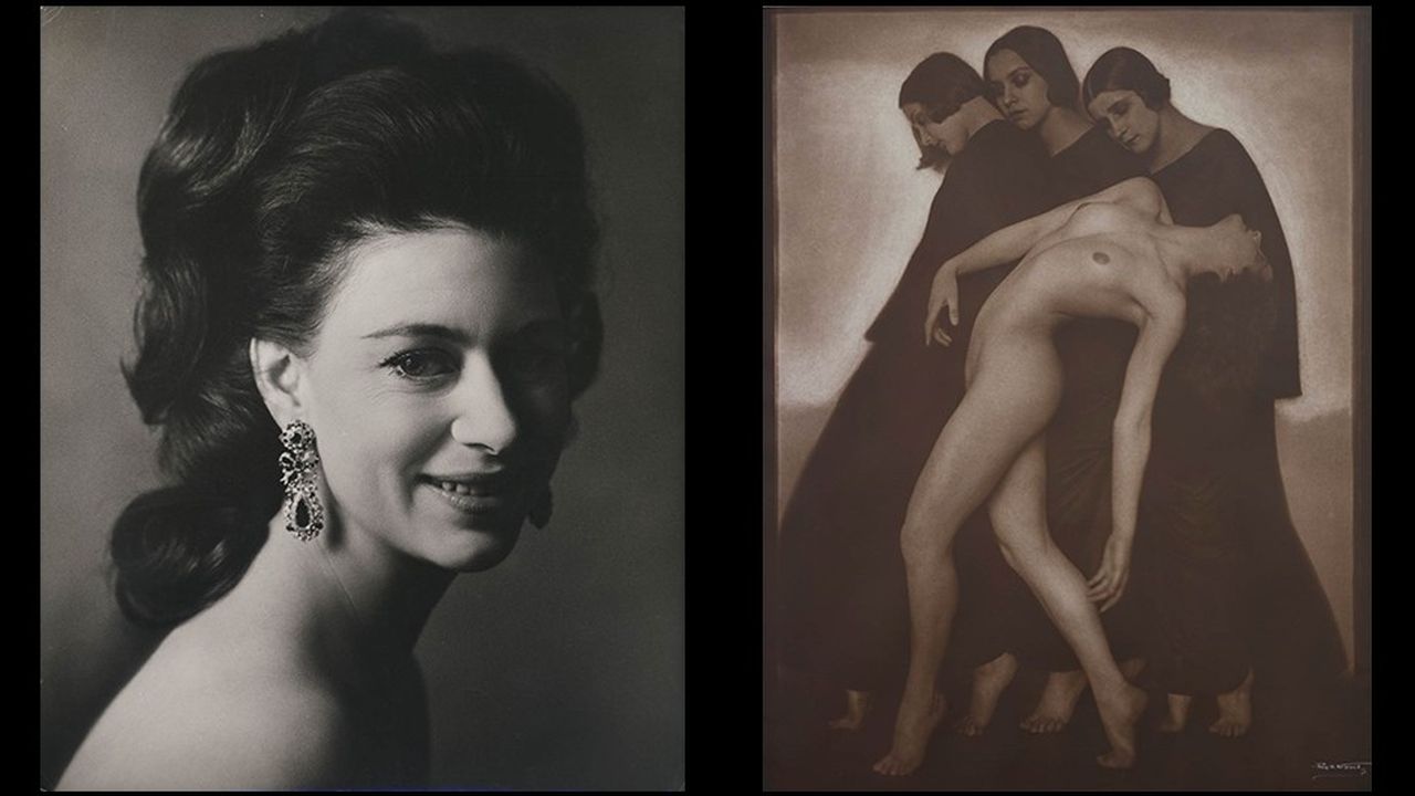 LORD SNOWDON (British, 1930-2017), Princess Margaret, London 1967 - RUDOLF KOPPITZ (Austrian, 1884-1936), Movement Study, Vienna