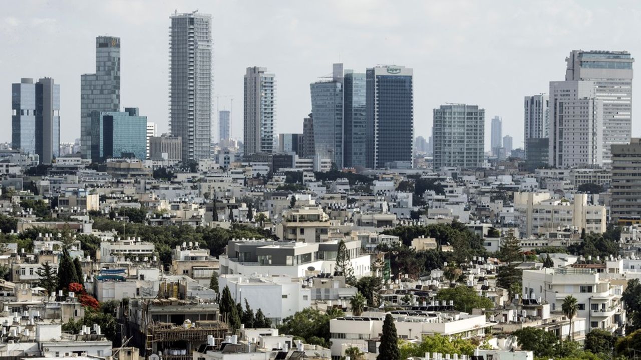 Tel Aviv,  la « capitale » des start-up en Israël. 