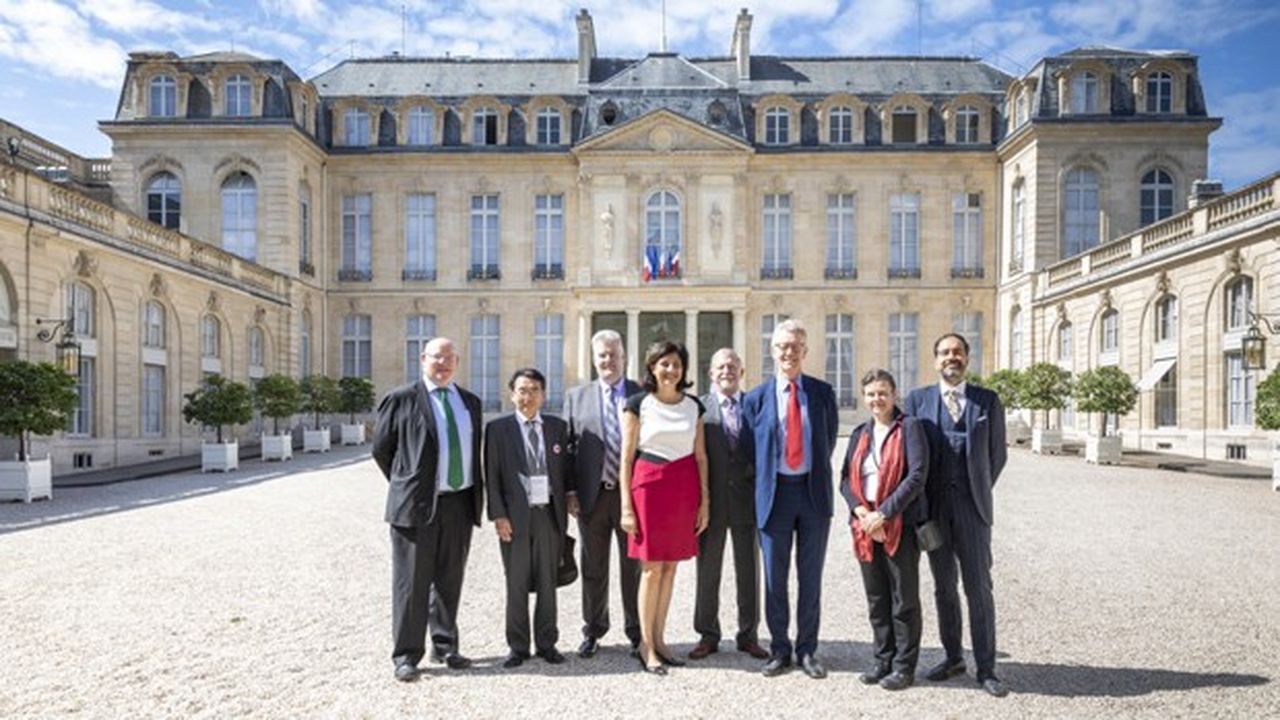 Les délégations d'avocats des sept pays membres du G7 ont été reçues à l'Elysée le 12 juillet dernier.