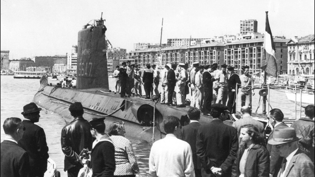 Le sous-marin « La Minerve » a disparu sans laisser de trace le 27 janvier 1968 lors d'un exercice au large de sa base de Toulon.