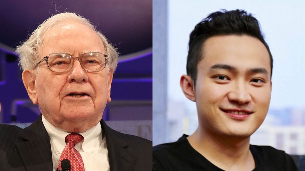 Le fondateur de Tron reporte son déjeuner à 4,6 millions de dollars avec Warren  Buffet | Les Echos
