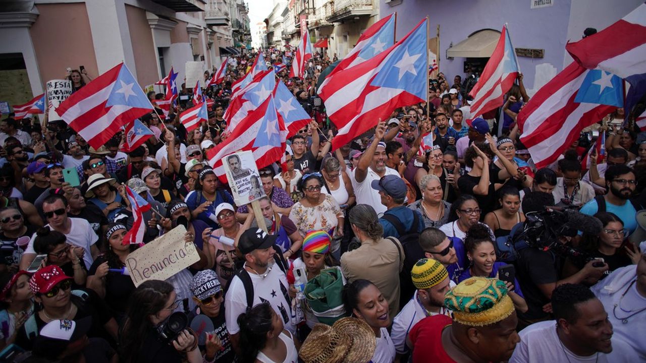 Les manifestations se sont multipliées ces dernières semaines comme le 24 juillet sur notre photo pour protester contre les propos sexistes et homophobes du gouverneur de Porto Rico, Ricardo Rossello.