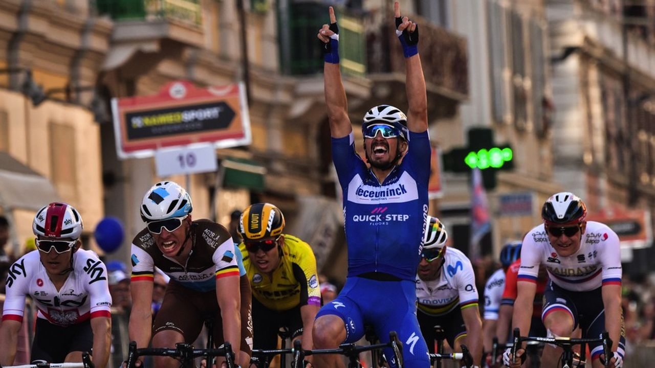 Le Français Julian Alaphilippe a remporté la dernière édition de Milan-San Remo, l'une des courses de cyclisme les plus prestigieuses.