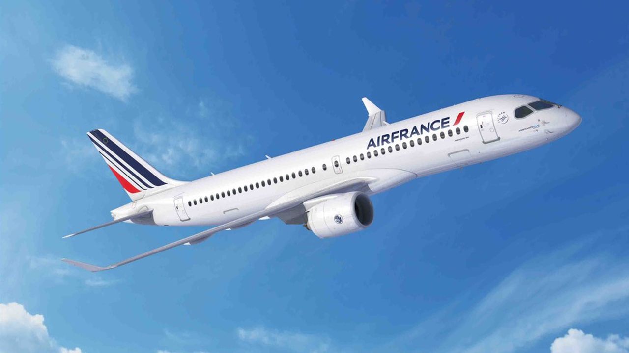 Les pilotes d'Air France voleront bien aux commandes d'un avion québécois, l'Airbus A220-300 fabriqué près de Montréal.