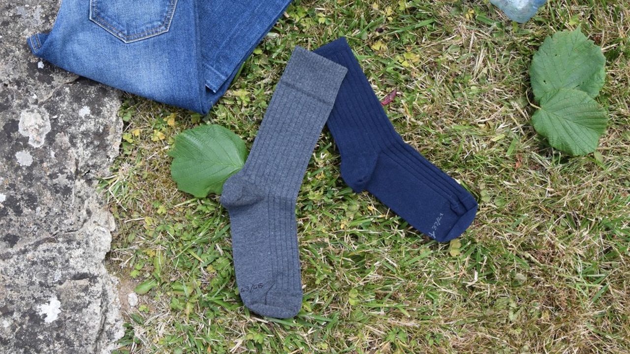 Green Socks, les nouvelles chaussettes que va lancer le groupe Kindy à la rentrée sont à la fois bio et compostables.