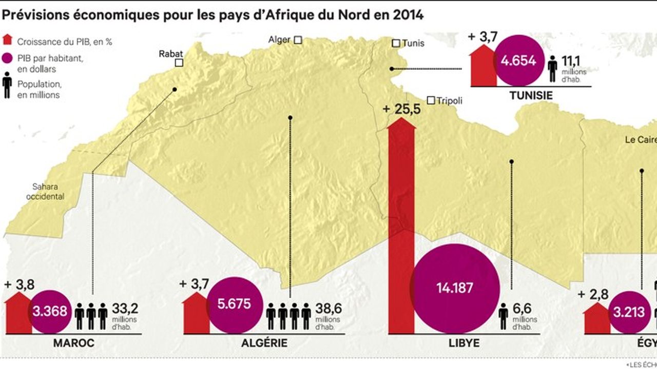 Printemps Arabe Les Economies D Afrique Du Nord Toujours A La Peine Les Echos