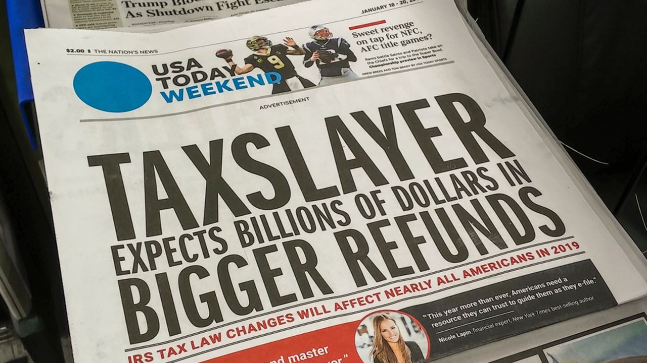 L'éditeur de « USA Today », l'un des journaux au plus fort tirage outre-Atlantique, avec plus de 700.000 exemplaires par jour, est confronté à une baisse de ses ventes.