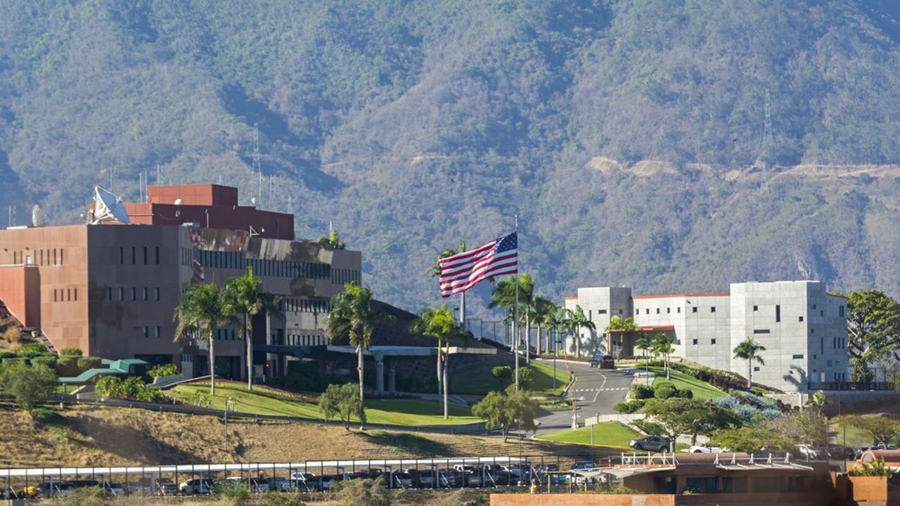 Le siège de la représentation américaine dans la capitale vénézuélienne Caracas