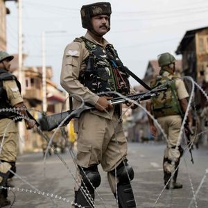 Des soldats indiens dans la région de Jammu, au Cachemire, en août 2019.