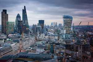 La City à Londres, où l'on trouve parmi les plus gros hedge funds au monde
