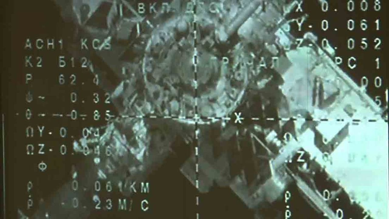 Le vaisseau spatial russe Soyouz s'est arrimé à la Station spatiale internationale, ce mardi peu après 5 heures du matin