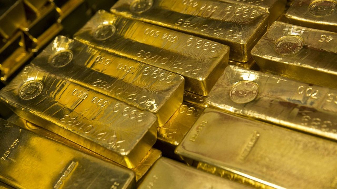 Le cours de l'or atteint des sommets depuis 2013.