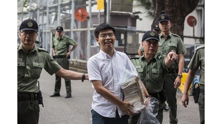 Joshua Wong libéré