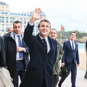Emmanuel Macron lors du sommet du G7 à Biarritz.