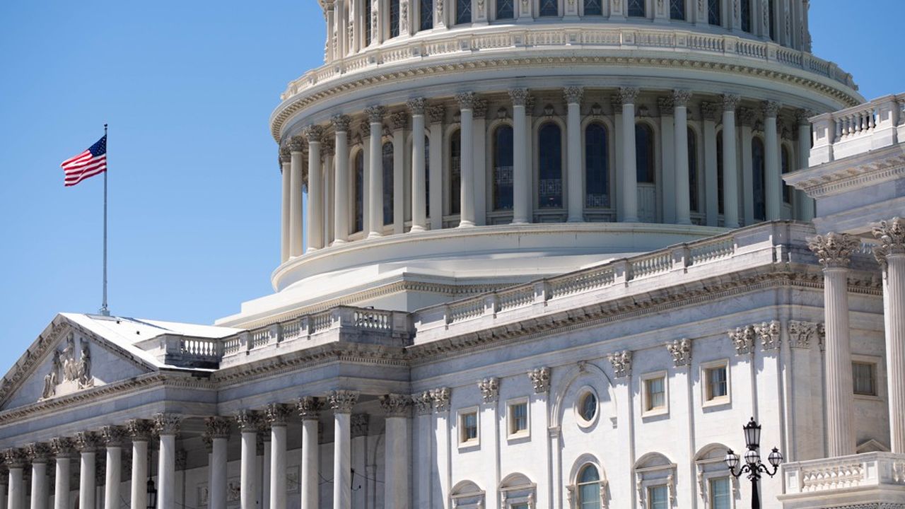 Le Capitole de Washington, lieu emblématique des luttes d'influence entre l'Etat et les GAFA (Photo SAUL LOEB / AFP)