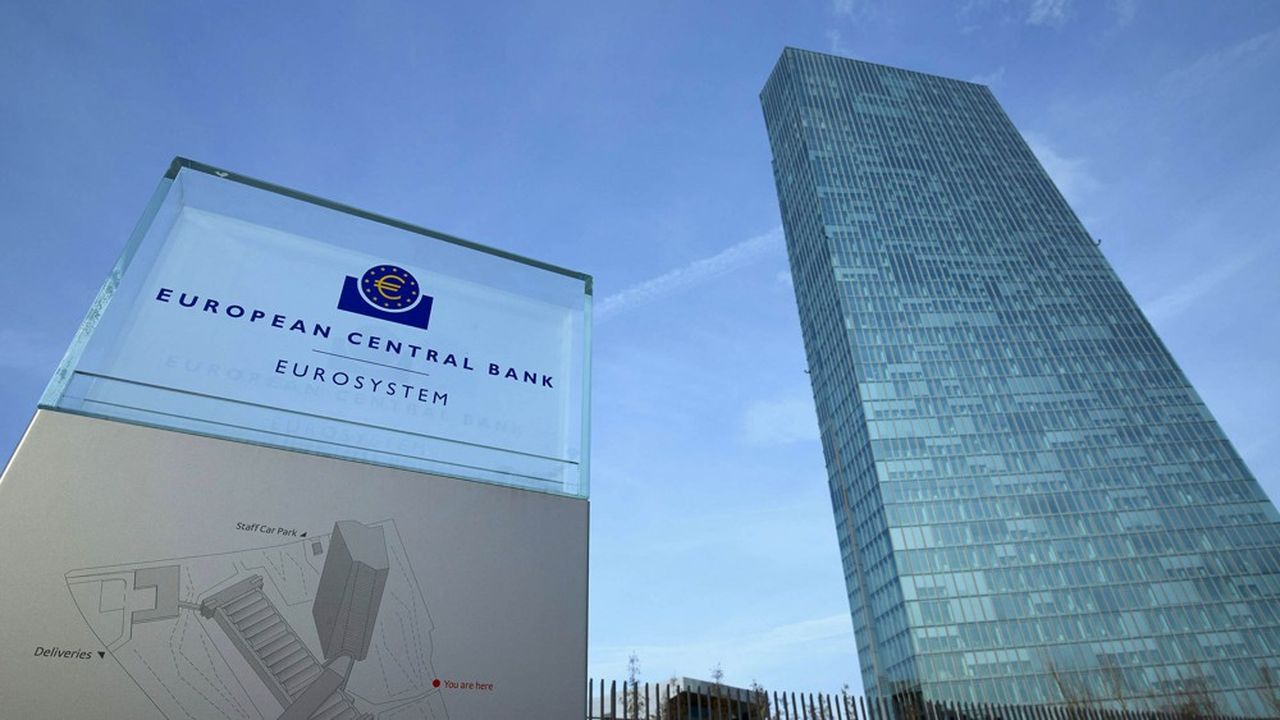 Le siège de la Banque centrale européenne, à Francfort, en Allemagne.