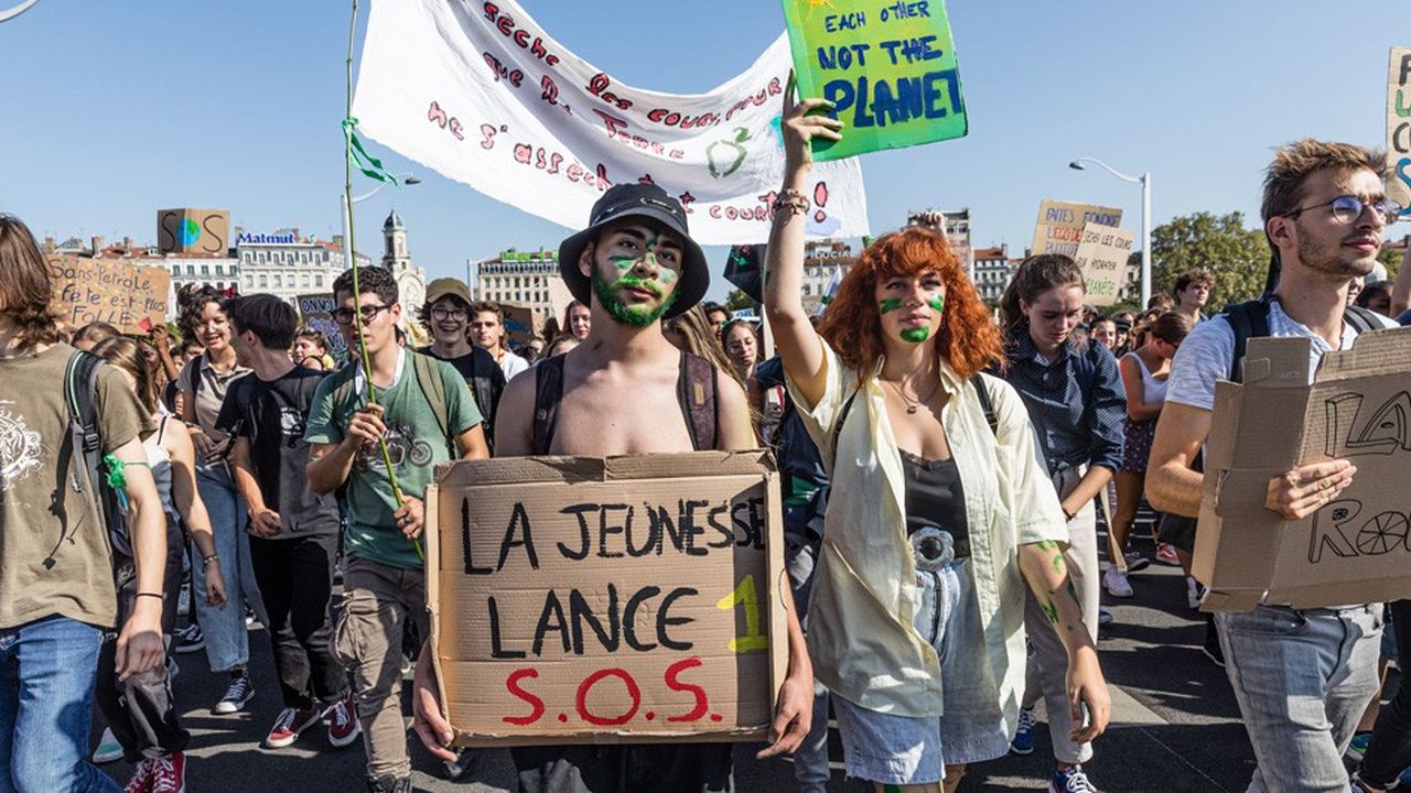 Vendredi, 1.600 jeunes sont descendus dans les rues à Lyon.