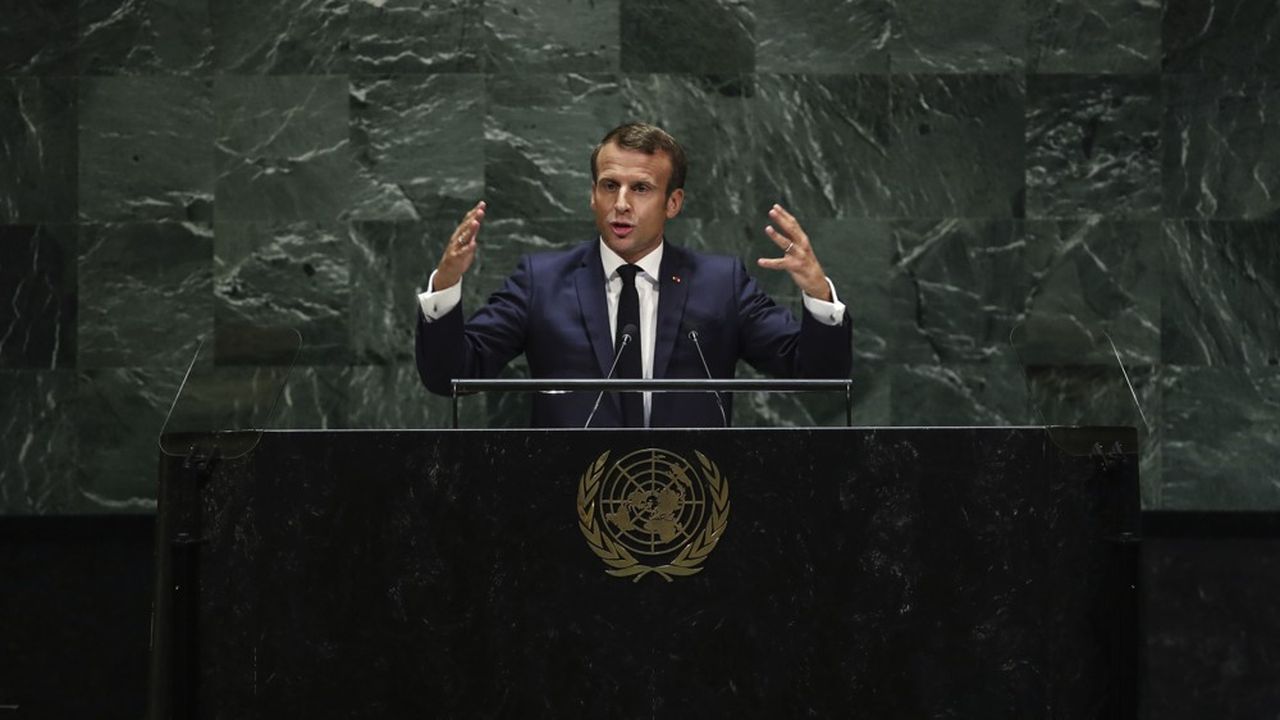En marge de l'Assemblée générale de l'ONU à New York, Emmanuel Macron a défendu l'organisation d'un débat au Parlement sur la politique migratoire.