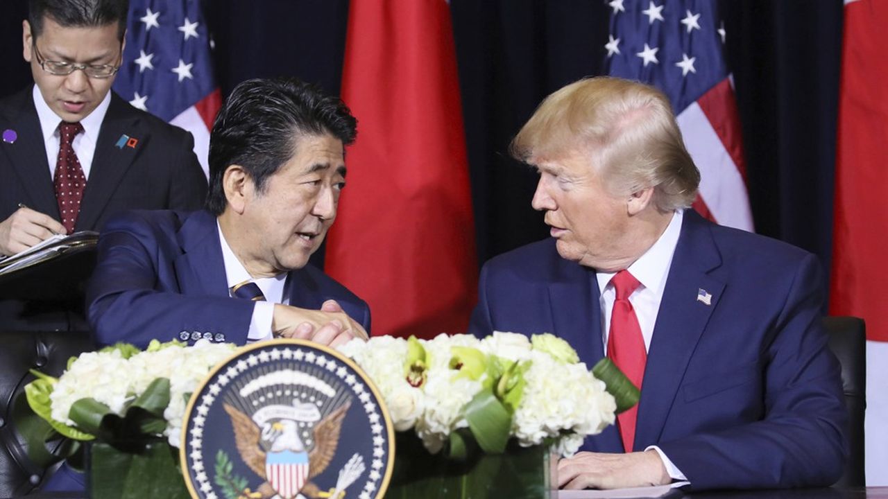 « Il a été fermement confirmé qu'aucun tarif douanier supplémentaire ne serait imposé », a martelé Shinzo Abe