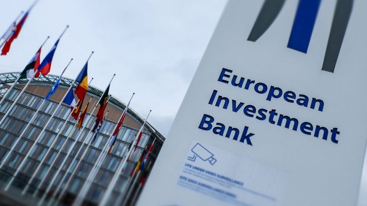Le siège de la Banque européenne d'investissement, au Luxembourg.