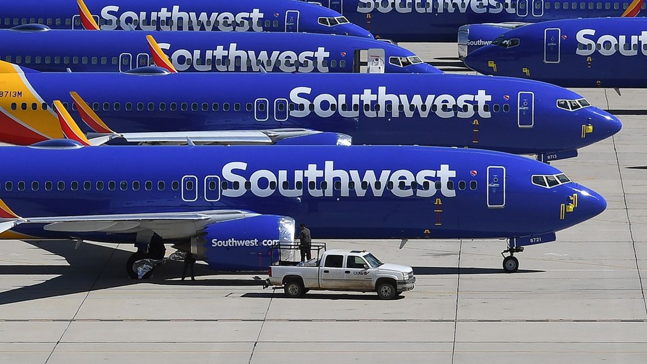 Southwest Airlines avait parié gros sur les Boeing 737 MAX de Boeing.