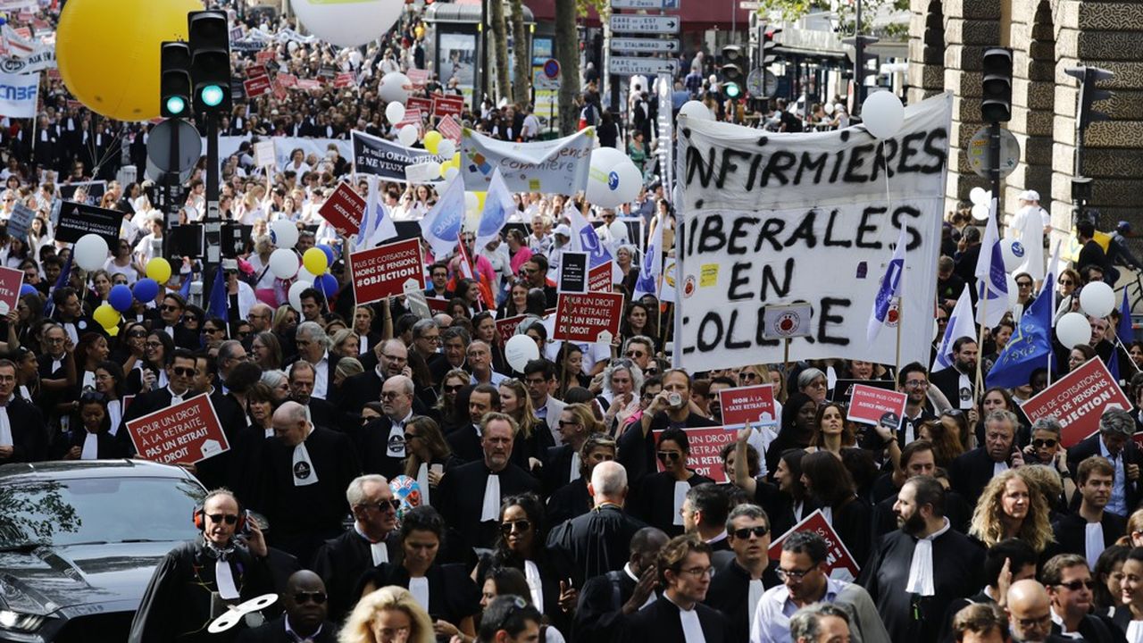A chaque réforme des retraites depuis 1995, des millions de gens protestent dans la rue. Ici des manifestants le 16 septembre 2019 à Paris.