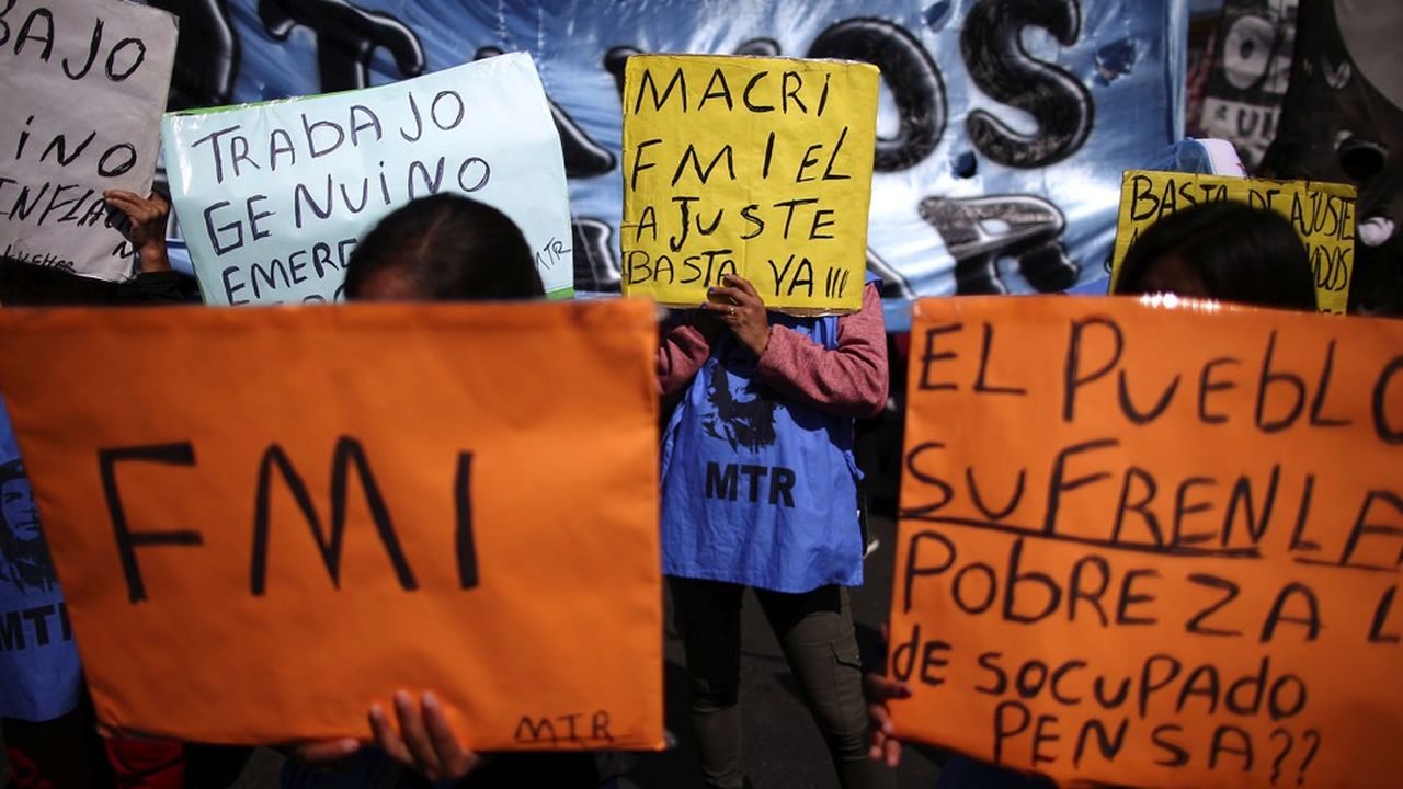 Manifestation contre le préisident Mauricio Macri à Buenos Aires le 24 septembre dernier.