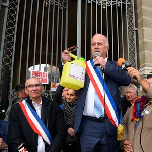 Le maire de Langouët, Daniel Cueff, lors de l'audience sur le fond le 14 octobre à Rennes.