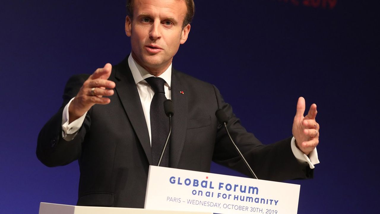 Ce mercredi, Emmanuel Macron a rappelé la stratégie de la France en matière d'intelligence artificielle devant un parterre de chercheurs.