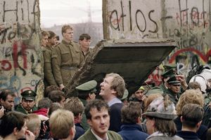 Le mur de Berlin le 11 Novembre 1989.