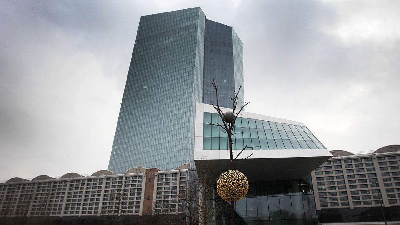 Le siège de la Banque centrale européenne à Francfort.