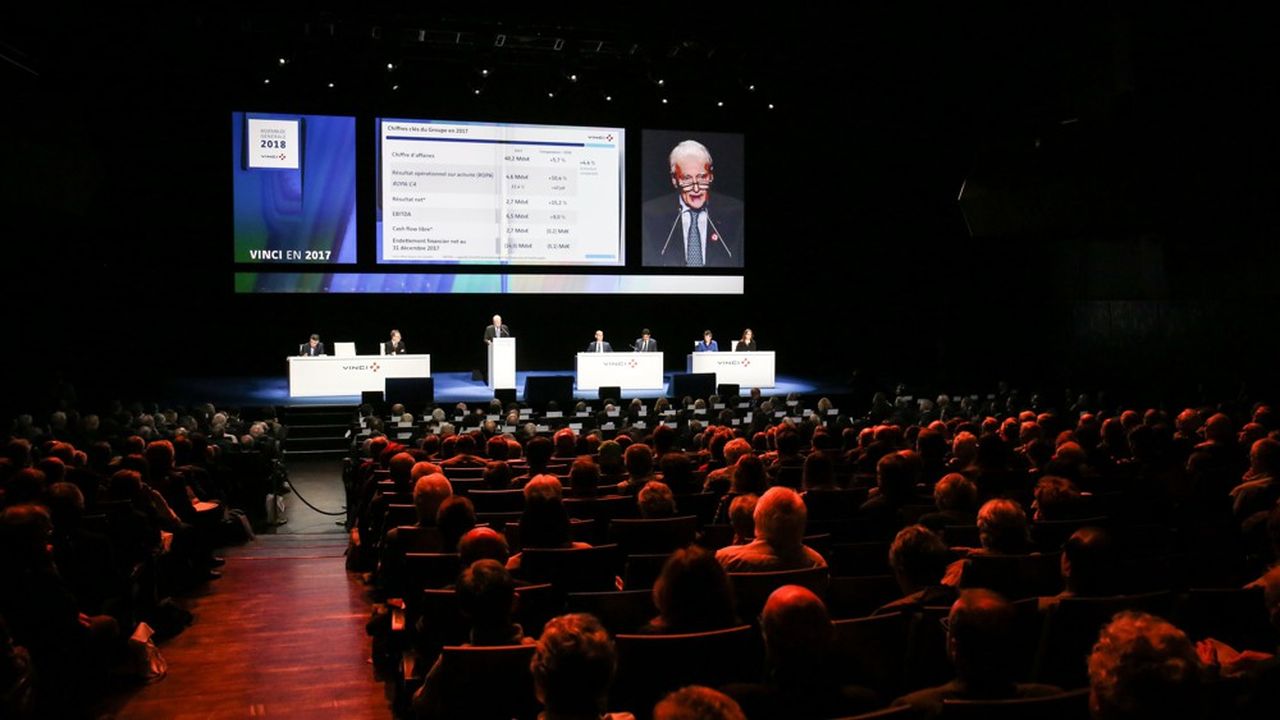 A l'AG de Vinci en 2018, les résultats du vote sur un élément de la rémunération d'Yves-Thibault de Silguy étaient faux.