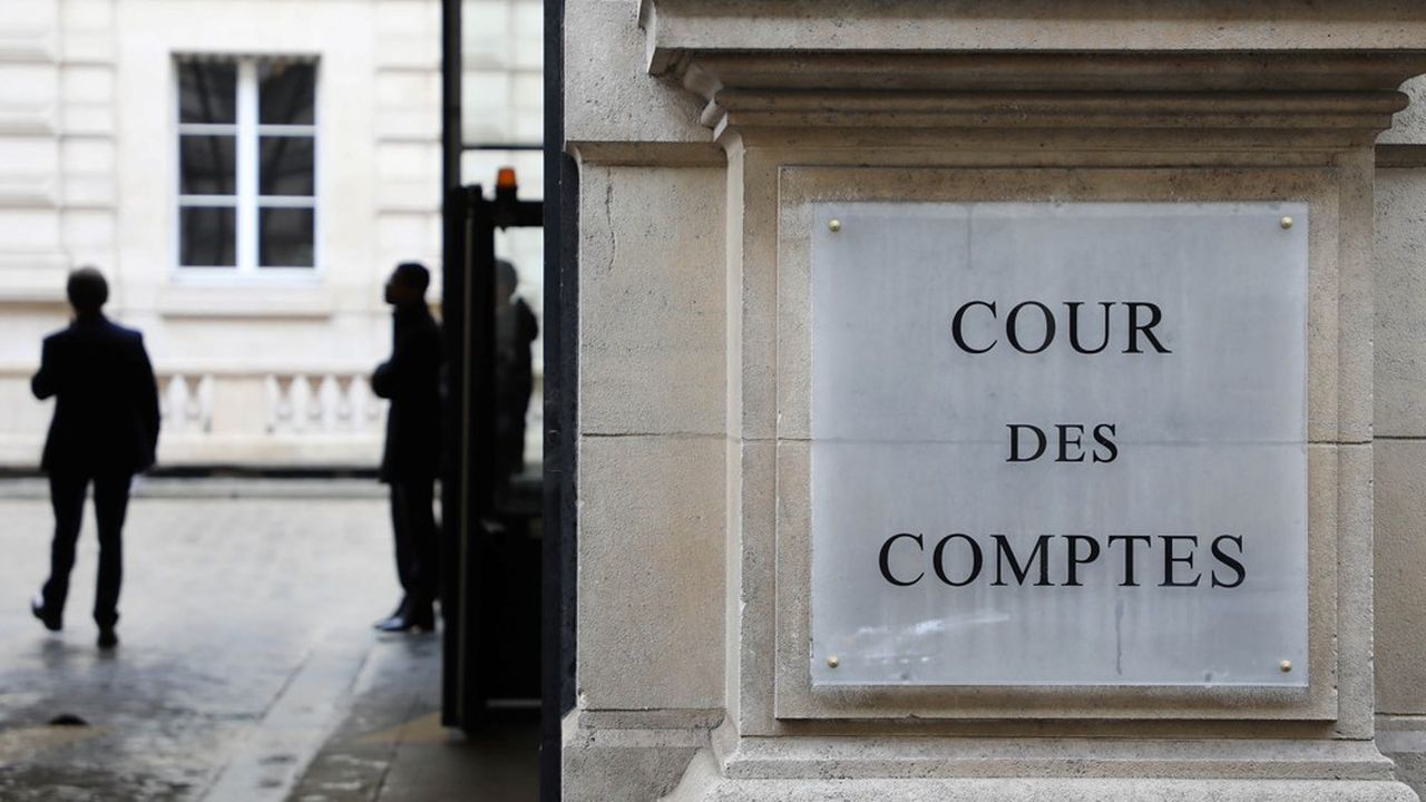 La Cour des Comptes, à Paris. 