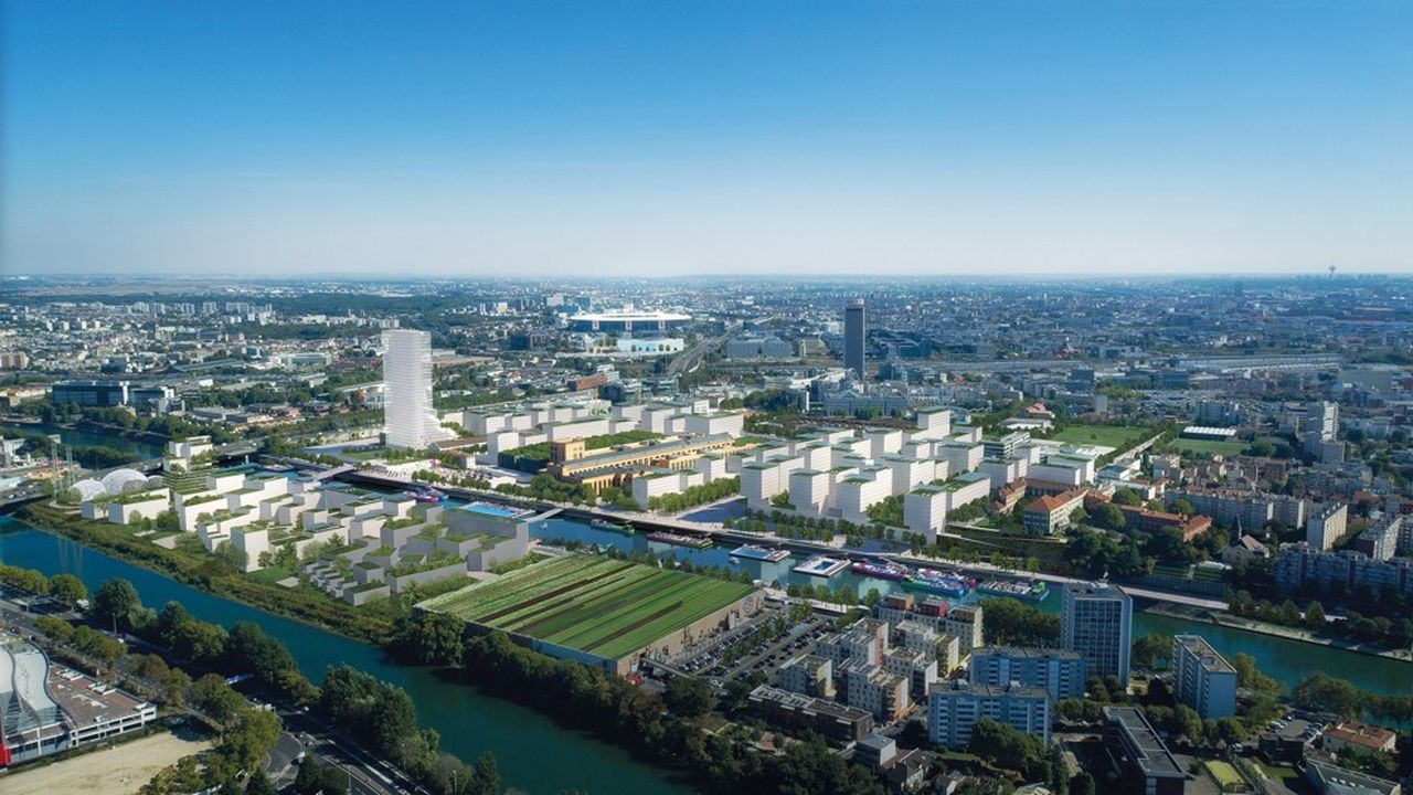 Le futur village olympique doit accueillir les 15.615 athlètes et accompagnateurs des J0 2024 à Paris avant d'être reconverti en logements et bureaux.