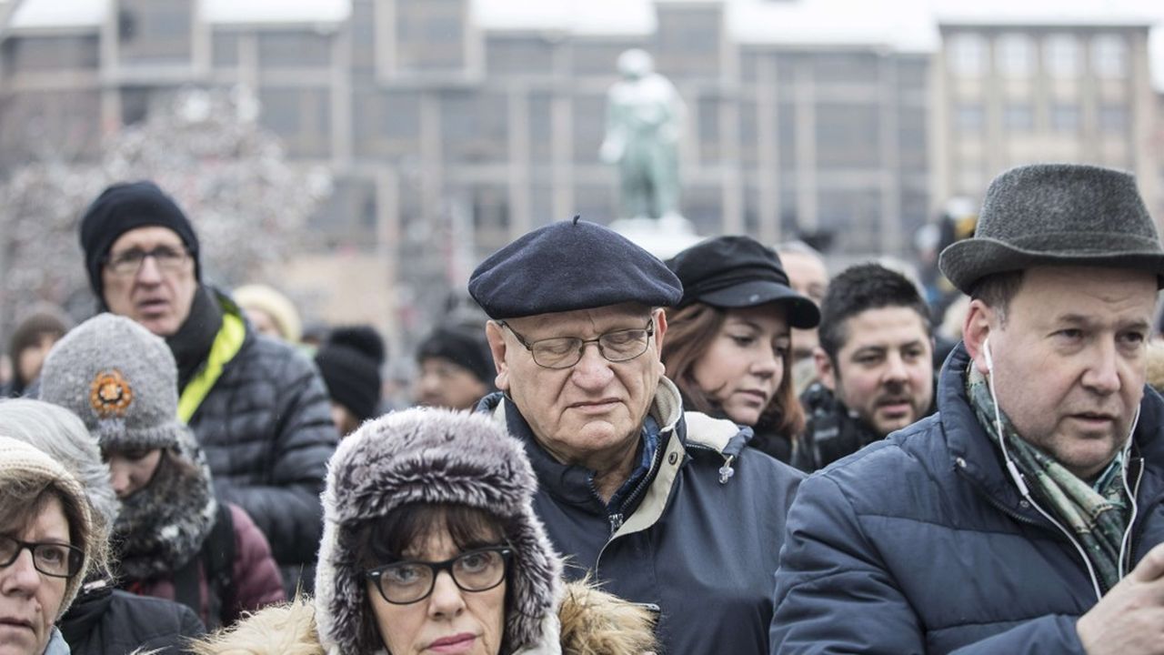 Le 16 décembre 2018, les habitants de Strasbourg s'étaient réunis sur la place centrale de la ville pour rendre hommage aux victimes de l'attentat perpétré cinq jours auparavant.