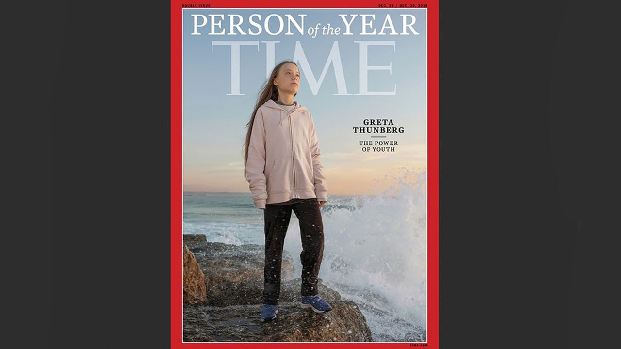 A 16 ans, Greta Thunberg est la plus jeune lauréate de l'histoire du titre de « personnalité de l'année » décerné par le Time.