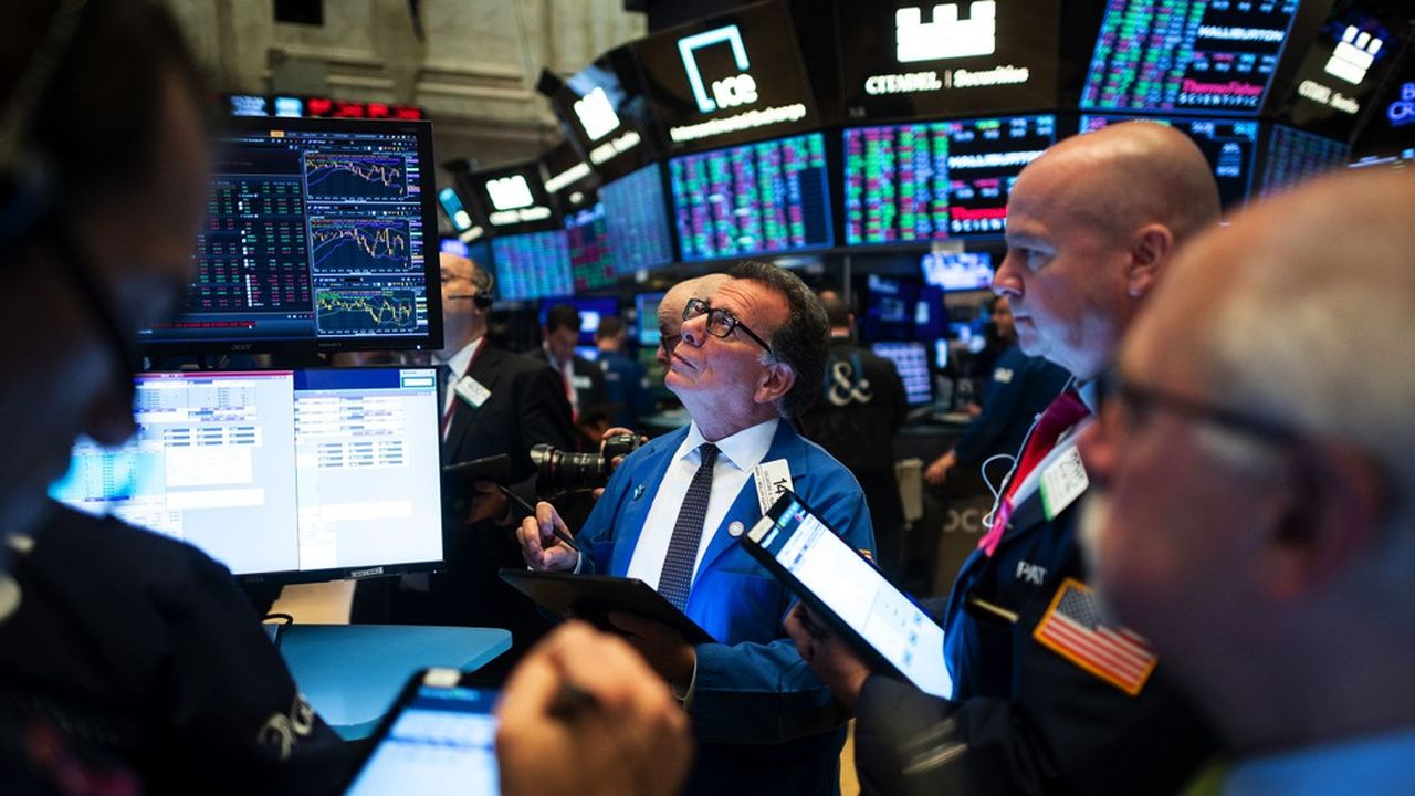 Des traders à Wall Street