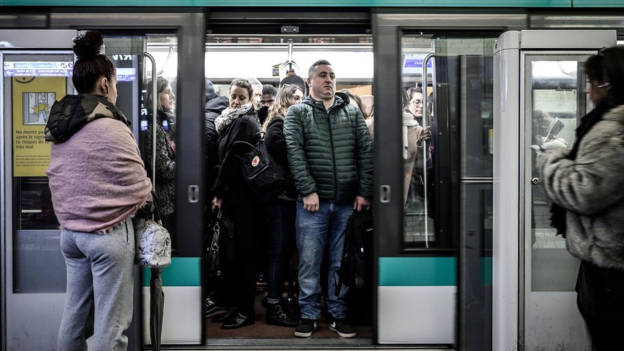 Les lignes automatisées du métro parisien risquent d'être saturées.