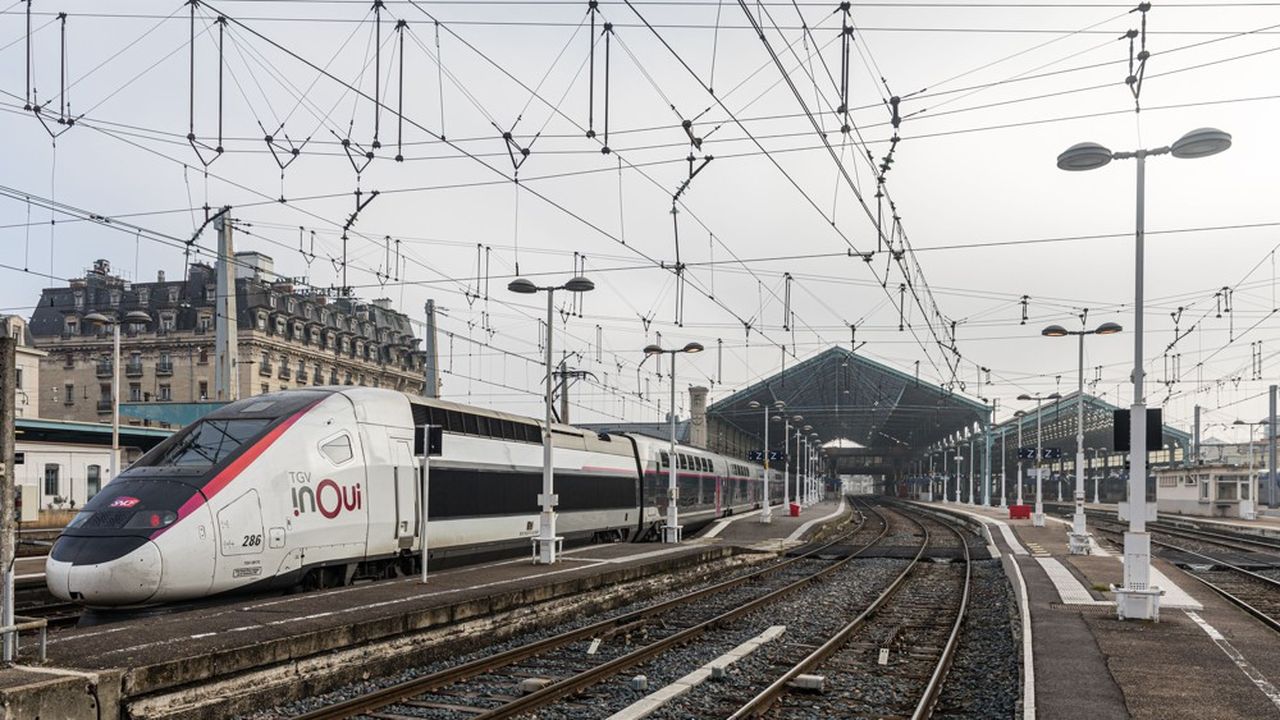 Pendant la grève SNCF, le 6 décembre, en gare de Lyon-Perrache.
