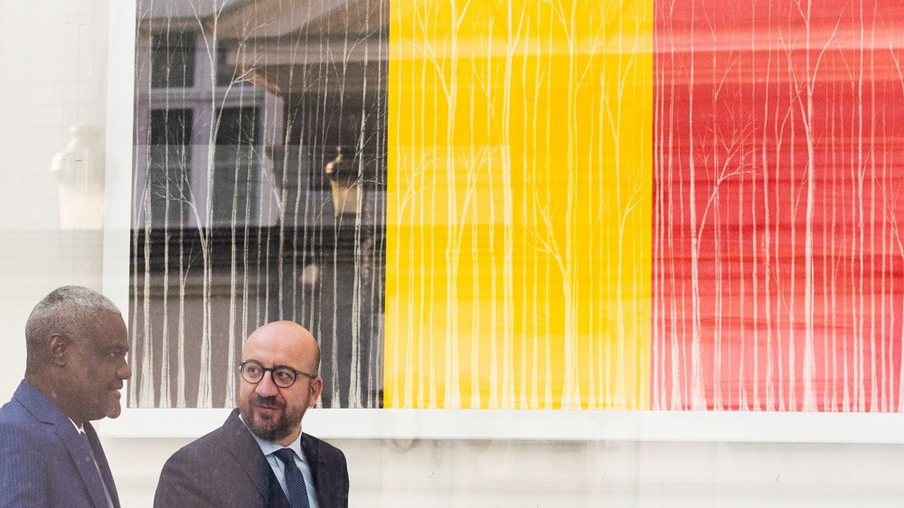 Le Premier ministre belge Charles Michel (à droite) a démissionné le 18 décembre 2018.