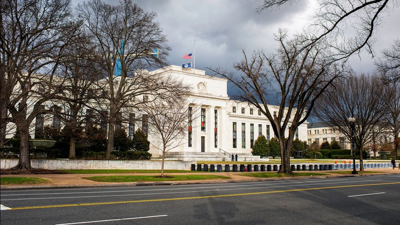 Le siège de la Réserve fédérale américaine, à Washington, aux Etats-Unis.