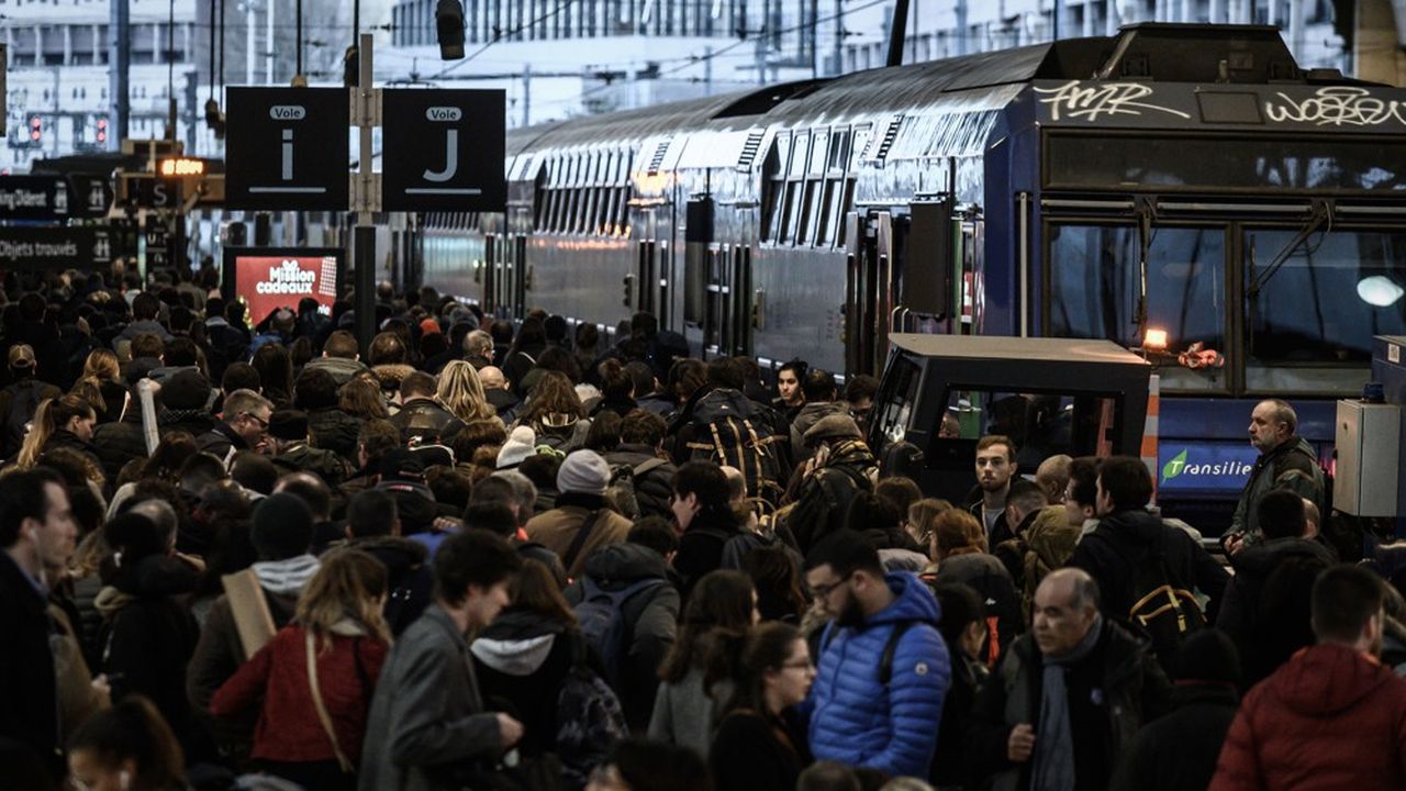 Gare de Lyon, Paris, 20 décembre 2019