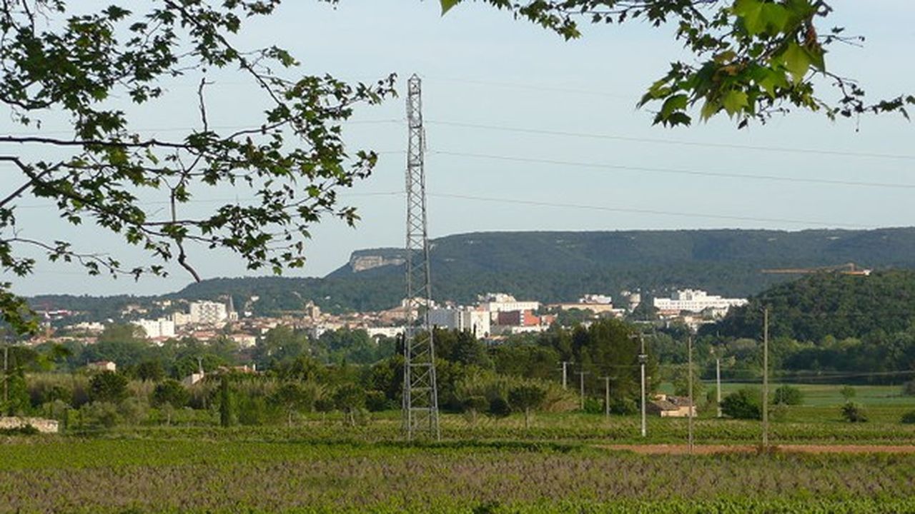 Une vue sur Bagnols-sur-Cèze