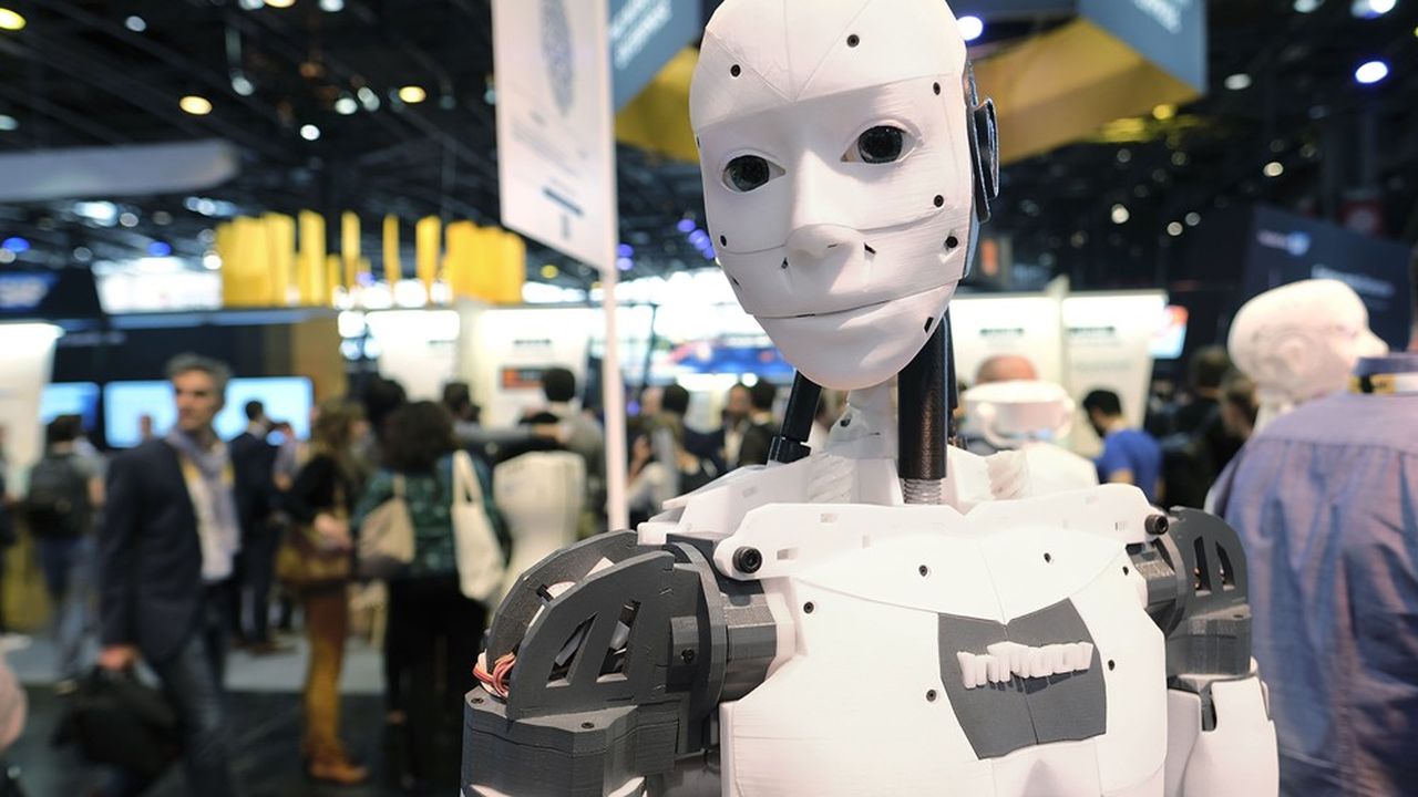 Un robot au Salon Viva Technology organisé à Paris en mai 2018.